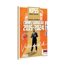 Yargı  Yayınları 2025 KPSS Genel Kültür 2015-2024 Vatandaşlık Konularına Göre Düzenlenmiş Tamamı Çözümlü Çıkmış Sorular