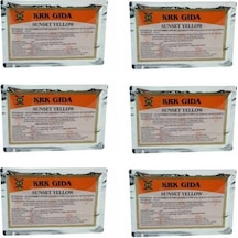 Krk Gıda Turuncu Toz Gıda Boyası 6 x 9 G