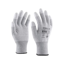 ZEBRA PARMAK UCU KAPLI ELDİVEN 10 (5 Çift)
