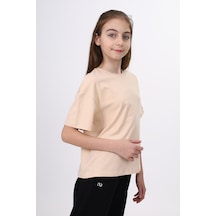 Toontoy Kids Toontoy Kız Çocuk S Baskılı Tişört Bej Toontoy Kids Toontoy Kız Çocuk S Baskılı Tişört Bej
