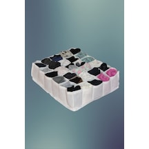 Babylondy Babylody 30 Gözlü Petek Organizer Beyaz