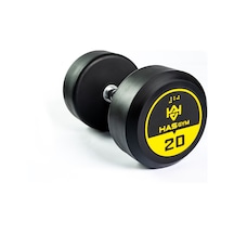 Hasgym 20 Kg Kauçuk Kaplı Profesyonel Olimpik Dumbbell Dambıl
