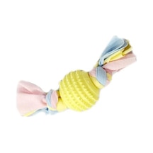 Eurodog&Eurocat Diş İpli Tırtıklı Köpek Oyun Topu 17 x 6 CM