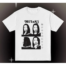 Y2k Mitski Tshirt Beyaz