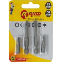 Ri Co 4 Adet Bits Uç Seti 25mm - 50mm-12384
