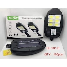 POWERMASTER CL-181-6 48 COB LEDLİ SENSÖRLÜ SOLAR SOKAK LAMBASI