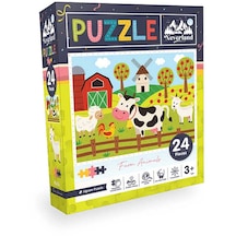 Neverland Farm Animals Çiftlik Hayvanları 24 Parça Puzzle Nl406