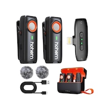 Hohem Mıc-01 Wireless 2 Kişilik Yaka Mikrofonu Lightning