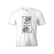 Tenis - Court King Beyaz Erkek Tshirt