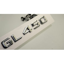 Benz GL 450 Bagaj Krom Metal 3M 3D Yazı Logo