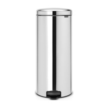 Tr Pedallı-çöp Kutusu İç Kova İle Metal, Plastik Metal, Glänzender Stahl, 30 Liter