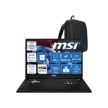 MSI Raider 18 HX A2WH-1094XTR-ZWH43 Ultra 9 275HX 96 GB 1 TB SSD RTX5070Ti 18" W11H Dizüstü Bilgisayar +Çanta