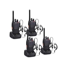 4lü Baofeng Bf-88e Lisanssız Pmr El Telsizi Kulaklık Set
