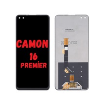 Tecno Camon 16 Premier Lcd Ekran Dokunmatik Siyah Çıtasız
