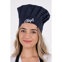 Ayarlanabilir Chef Aşçı Şapkası Ayarlanabilir Şef Aşçı Şapkası 30 X 40 Lacivert