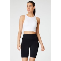 Jerf Vella Racerback Konfor Sport Bra Beyaz