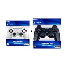 Sony PS3 Dualshock 3 Beyaz Siyah PS3 Kol Joystick