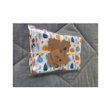Truy Towel Baby Müslin Bek Örtüsü Gökyüzü Desen - Yeşil 120x120 Cm 2 Adet Ağız Mendili Beyaz