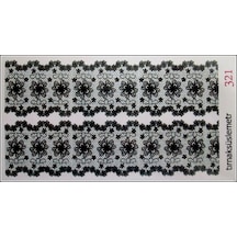 Dantelli Çiçekli Tırnak DöbmeTırnak Sticker Nail Art 321