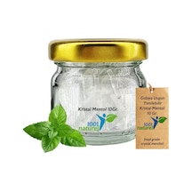 1001naturel Kristal Mentol Gıdaya Uygun Yenilebilir Granul Crystal Menthol 10 G