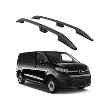 Opel Vivaro Mk3 2019-2023 / Uzun Şasi Turtle Crown Tavan Çıtası Siyah