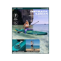 335x86x15 Cm Boyutlarında Şişme Sup Board, Geniş Ve Dengeli Tasarım