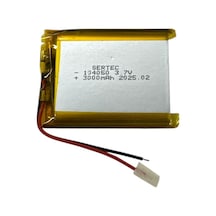 Sertec 104050 3.7v 2500mah Li-polymer Pil Devreli/1.5a