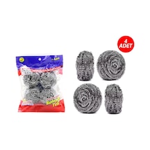 Bella House K-7279 Bulaşık Top Teli 4 Adet Poşetli Paslanmaz - 12'li Paket