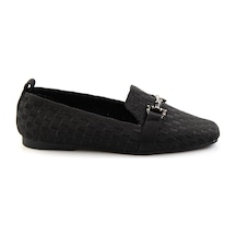 Bambi Siyah Kadın Loafer Ayakkabı K01327020182 Siyah
