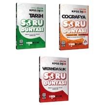 Yediiklim 2025 Kpss Genel Kültür Soru Dünyası 3 Lü Set
