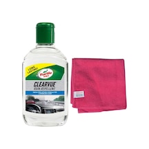 Turtle Wax Cam Yağmur Kaydırıcı + Mikrofiber Bez