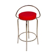 Bar Taburesi Arkalıklı - Kırmızı Çok Renkli