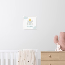 Bebek Odası İçin Minimal Tasarımlı Çerçeve Açık Gri