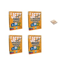 Lgs 8. Sınıf Jett Türkçe İnkılap Din Ve İngilizce Fasikülleri 4lü Set