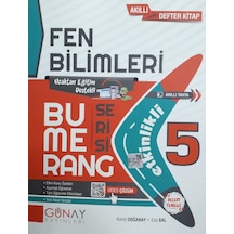 Günay 5.Sınıf Fen Bilimleri Bumerang Soru Bankası Etkinlikli