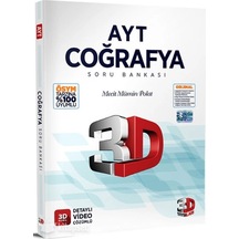 2023 Ayt 3d Coğrafya Tamamı Video Çözümlü Soru Bankası 3d Yayınları