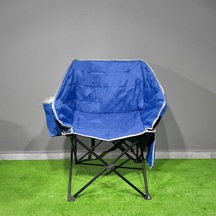 Outdoor Argeus Balcony Comfort Katlanabilir Kamp Sandalyesi Mavi