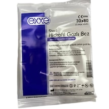 Exxe Steril Hidrofil Gazlı Bez 30x80 Cm 1 Adet 2 Parça