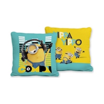 Taç Lisanslı Kırlent Minions Dance 40x40