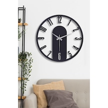 41 Cm Metal Malzeme Akarsaniye Sessiz Mekanizma Dekoratif Duvar Saati Diğer