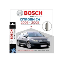 Citroen C4 Muz Silecek Takımı 2004-2009 Bosch Aerotwin