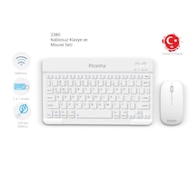 Piranha 2380 Kablosuz Bluetooth Klavye Ve Mouse Set