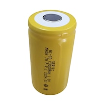 Sertec - 1.2v 3000 Mah - C Orta Boy - Ni-cd Şarjlı Pil - Başsız / Flat Head