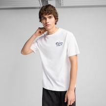 Puma Graphics Erkek Beyaz Tişört 629637-02 Beyaz