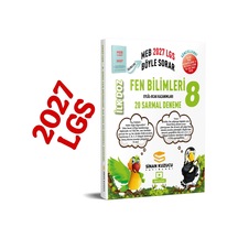 Sinan Kuzucu 2027 8. Sınıf İlk Doz Fen Bilimleri Sarmal Deneme