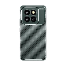 Xiaomi Mi 14t Pro Uyumlu Kılıf Auto Focus Karbon Kapak - Koyu Yeşil