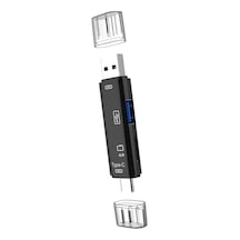 Usb Type-c Otg Dönüştürücü Adaptör Hafıza Kartı Usb Okuma Tip C Usb Dönüştürme Cihazı