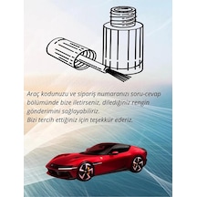Tr Araç Rötuş Boyası, Fırçalı Şişe, 25 Ml, Renk Koduna Özel