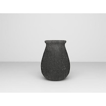 Nuano Consept Sahra Serisi Uzun Saksı Siyah 70x60