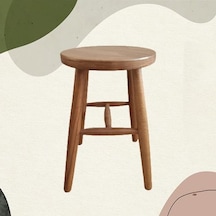 Mobilgen Ahşap Tabure Ahşap